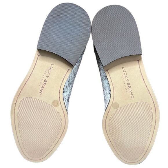 Lucky Brand Haylia Leather Chelsea Snake Boot - Picture 8 of 12